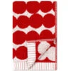 Marimekko Rasymatto Red / White Guest Towel