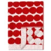 Marimekko Rasymatto Red / White Hand Towel -home decoration marimekko rasymatto red white hand towel 41