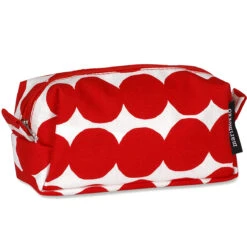 Marimekko Rasymatto Red / White Taimi Cosmetic Bag