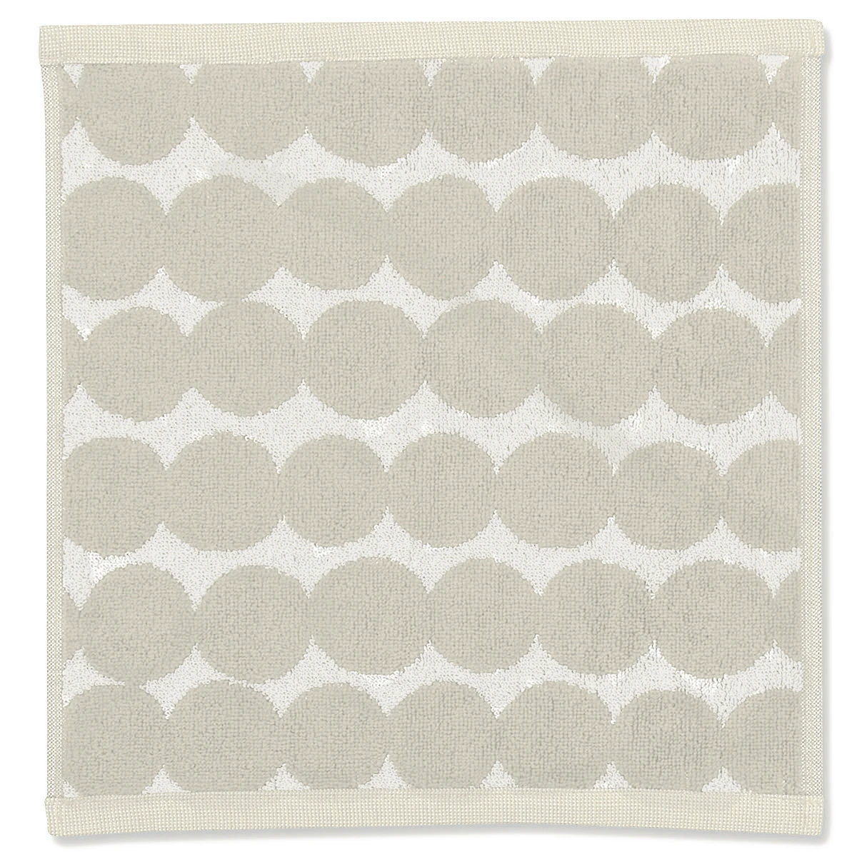 Marimekko Rasymatto Ivory / Beige Washcloth 3 Marimekko Rasymatto Ivory / Beige Washcloth
