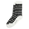 Marimekko Rasymatto White / Black Socks 2 Marimekko Rasymatto White / Black Socks -home decoration marimekko rasymatto white black socks 20