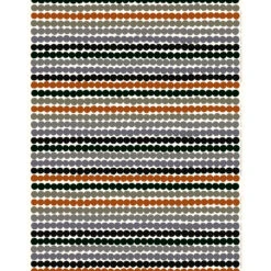Marimekko Rasymatto White / Grey / Brown Acrylic-Coated Cotton Fabric