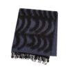 Marimekko Rautasänky Black / Grey Wool Blanket -home decoration marimekko rautas nky black grey wool blanket 72