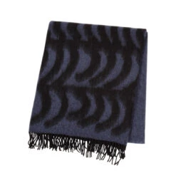 Marimekko Rautasänky Black / Grey Wool Blanket
