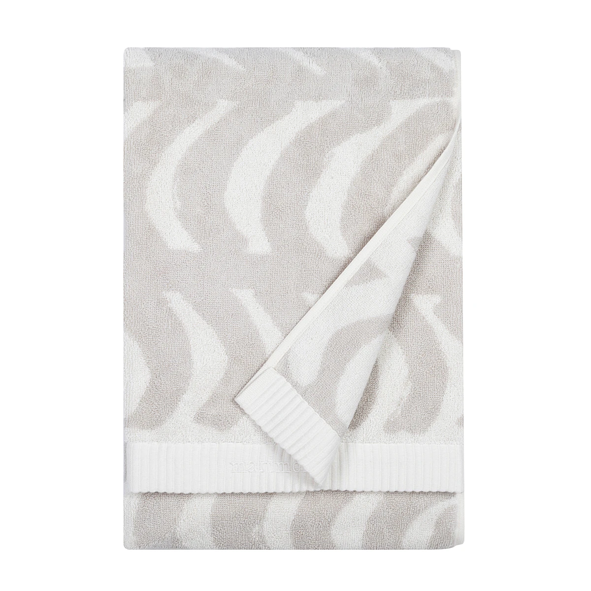 Marimekko Rautasänky Grey Bath Towel 4 Marimekko Rautasänky Grey Bath Towel - Image 2