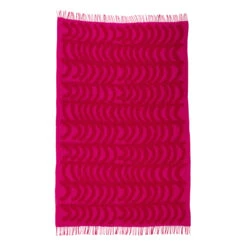 Marimekko Rautasänky Red / Pink Wool Blanket