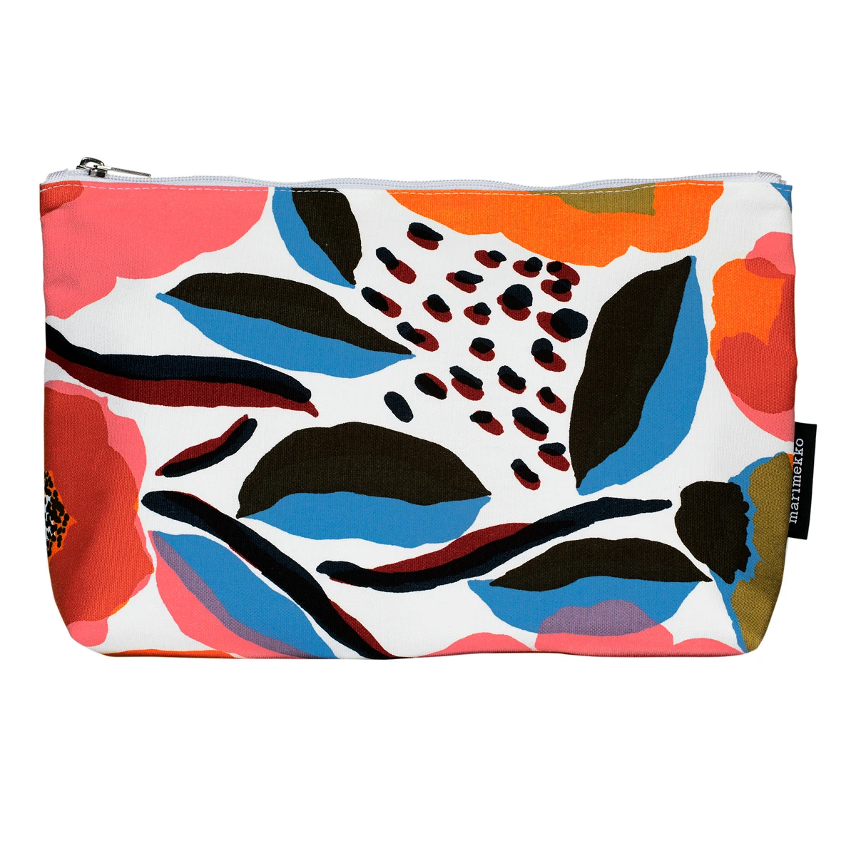 Marimekko Rosarium White / Multi Relle Cosmetic Bag 3 Marimekko Rosarium White / Multi Relle Cosmetic Bag