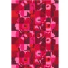 Marimekko Ruutu-Unikko Red/Pink Cotton Sateen Fabric -home decoration marimekko ruutu unikko red pink cotton sateen fabric 71