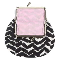 Marimekko Sahalaitaraita White / Black Coin Purse