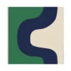 Marimekko Seireeni Green / Navy / Beige Cotton-Linen Fabric Repeat -home decoration marimekko seireeni green navy beige cotton linen fabric repeat 18