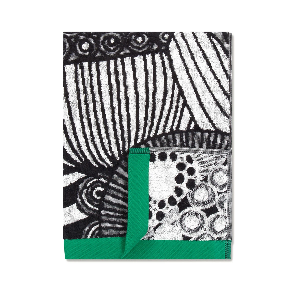 Marimekko Siirtolapuutarha Green Hand Towel 3 Marimekko Siirtolapuutarha Green Hand Towel
