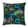 Marimekko Pieni Siirtolapuutarha Green / Turquoise Large Throw Pillow -home decoration marimekko siirtolapuutarha green throw pillow 43