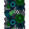 Marimekko Siirtolapuutarha Turquoise/Green PVC Fabric Repeat -home decoration marimekko siirtolapuutarha turquoise green pvc fabric repeat 52