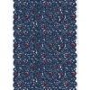 Marimekko Sonaatti White / Navy / Orange PVC-Coated Cotton Fabric -home decoration marimekko sonaatti white navy orange pvc coated cotton fabric 70
