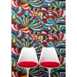 Marimekko Spinning Red Upholstery Fabric