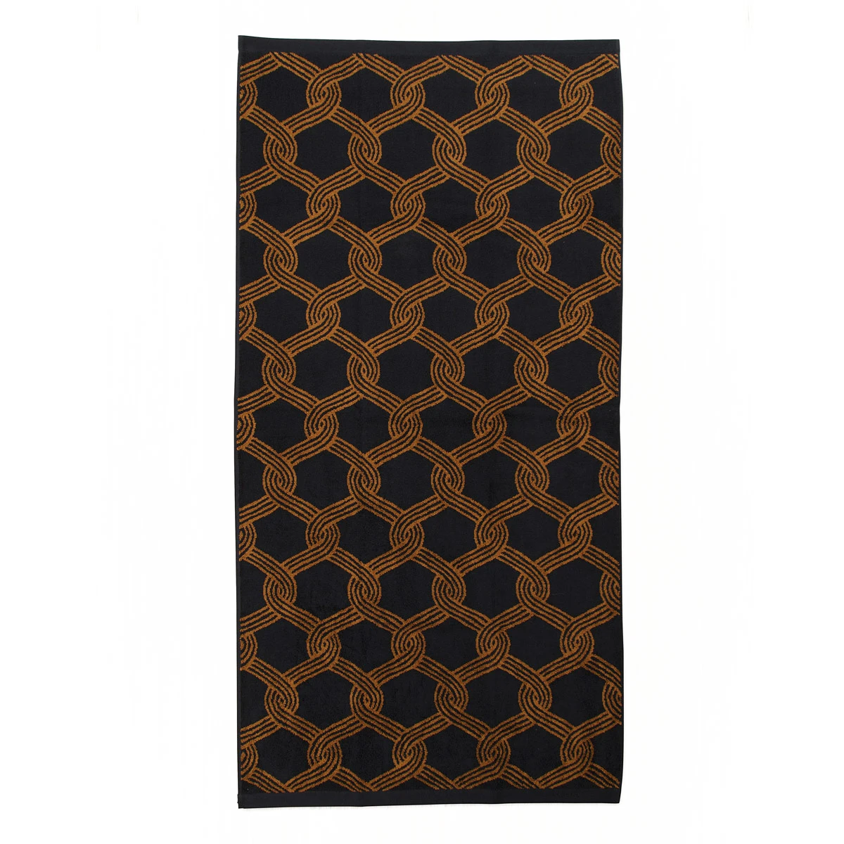 Marimekko Sulhasmies Black / Brown Bath Towel 4 Marimekko Sulhasmies Black / Brown Bath Towel - Image 2