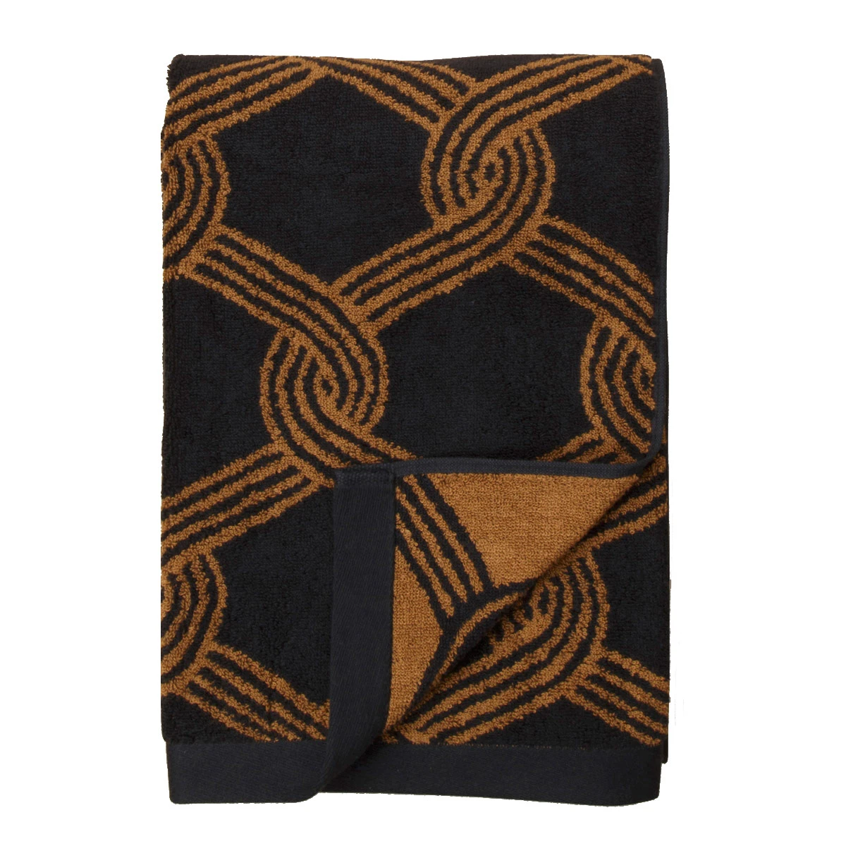 Marimekko Sulhasmies Black / Brown Bath Towel 3 Marimekko Sulhasmies Black / Brown Bath Towel