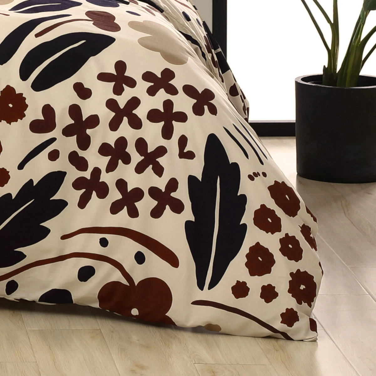Marimekko Suvi Beige King Duvet Cover Set 3 Marimekko Suvi Beige King Duvet Cover Set