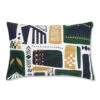 Marimekko Svaale White / Navy / Green Lounge Pillow