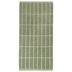 Marimekko Tiiliskivi Green Bath Towel