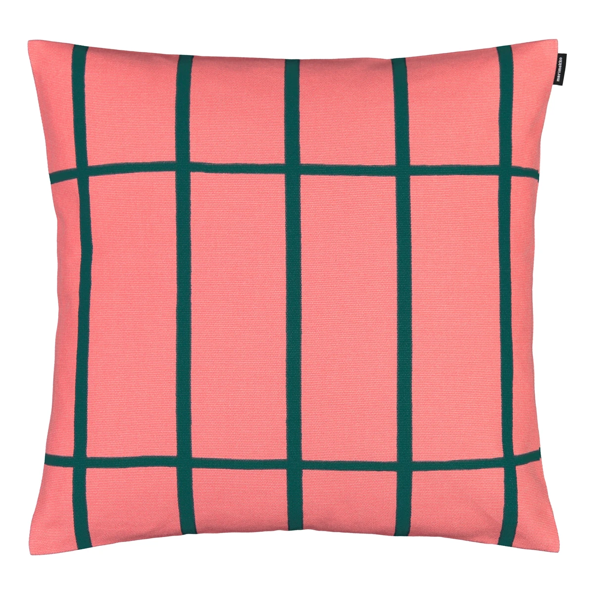 Marimekko Tiiliskivi Pink / Green Heavyweight Medium Throw Pillow 4 Marimekko Tiiliskivi Pink / Green Heavyweight Medium Throw Pillow - Image 2