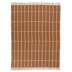Marimekko Tiiliskivi Terracotta / Cream Blanket -home decoration marimekko tiiliskivi terracotta cream blanket 76