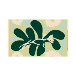 Marimekko Toukokukka Green / Beige / Blue Cotton Fabric Repeat