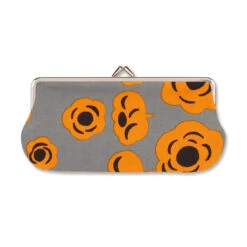 Marimekko Tumma Grey / Orange Eyeglass Case