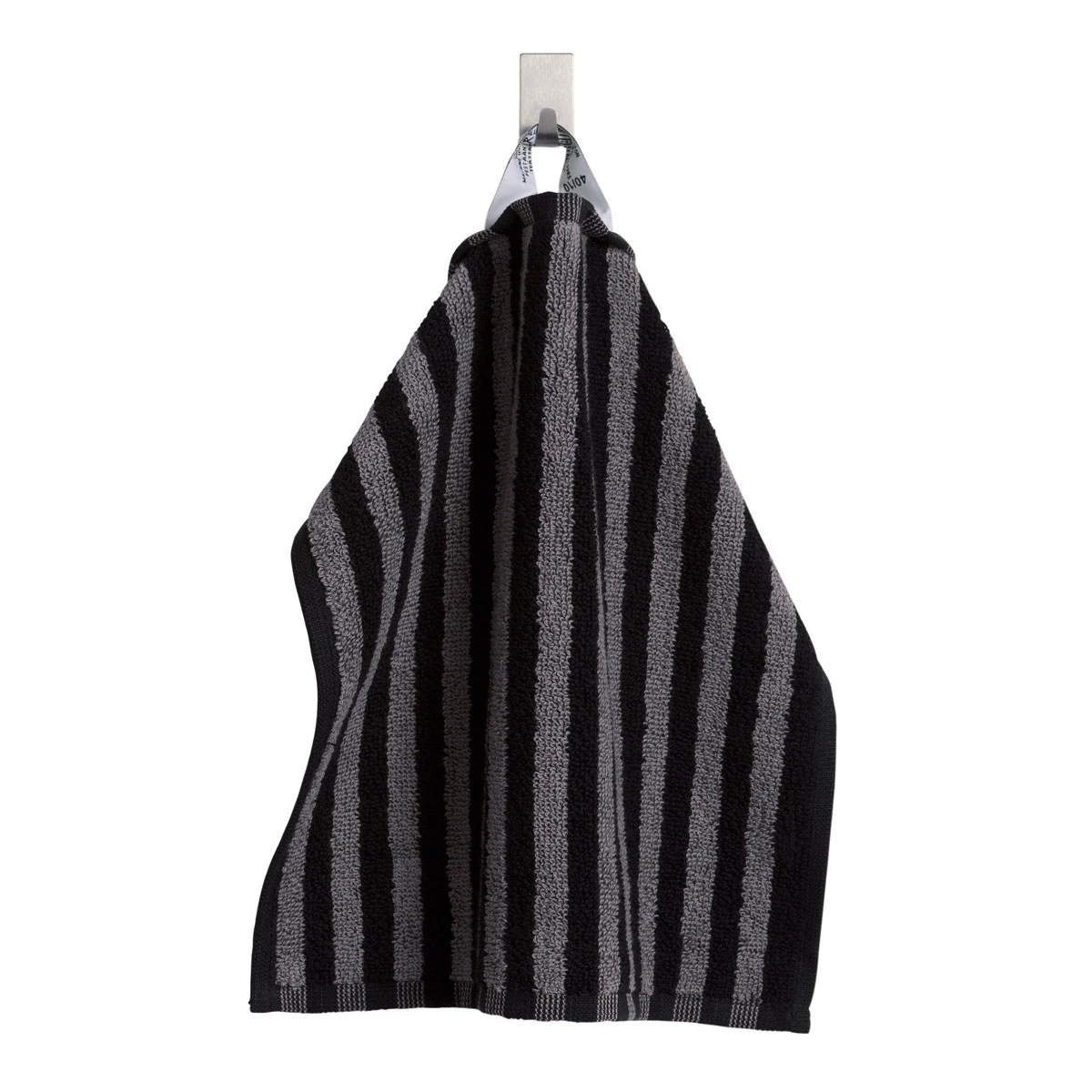 Marimekko Ujo Black/Grey Washcloth 3 Marimekko Ujo Black/Grey Washcloth