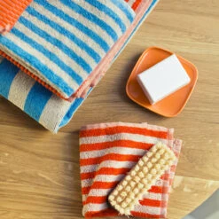 Marimekko Ujo Orange/Beige Hand Towel