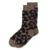 Marimekko Umina Brown / Black / Violet Socks -home decoration marimekko umina brown black violet socks 25