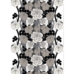 Marimekko Unelma White / Black Fabric
