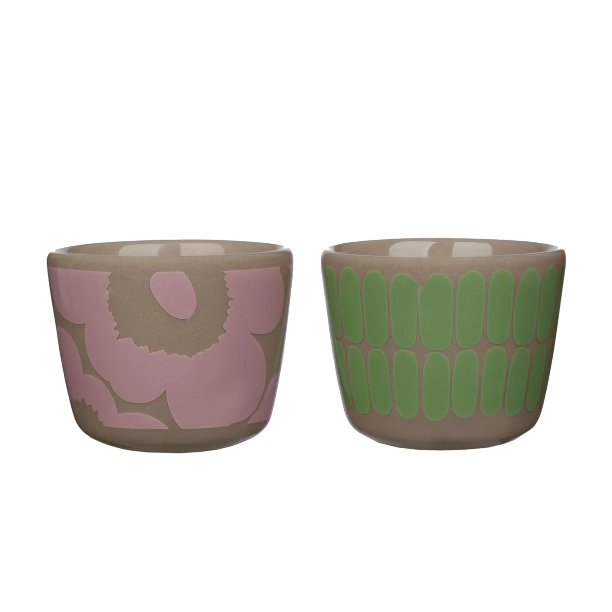 Marimekko Unikko & Alku Terra / Mint / Light Pink Egg Cup Set 4 Marimekko Unikko & Alku Terra / Mint / Light Pink Egg Cup Set - Image 2