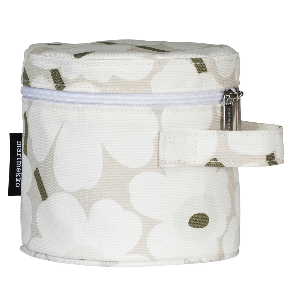 Marimekko Unikko Beige / Green Liuske Cosmetic Case 3 Marimekko Unikko Beige / Green Liuske Cosmetic Case