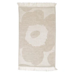 Marimekko Unikko Beige Turkish Guest Towel