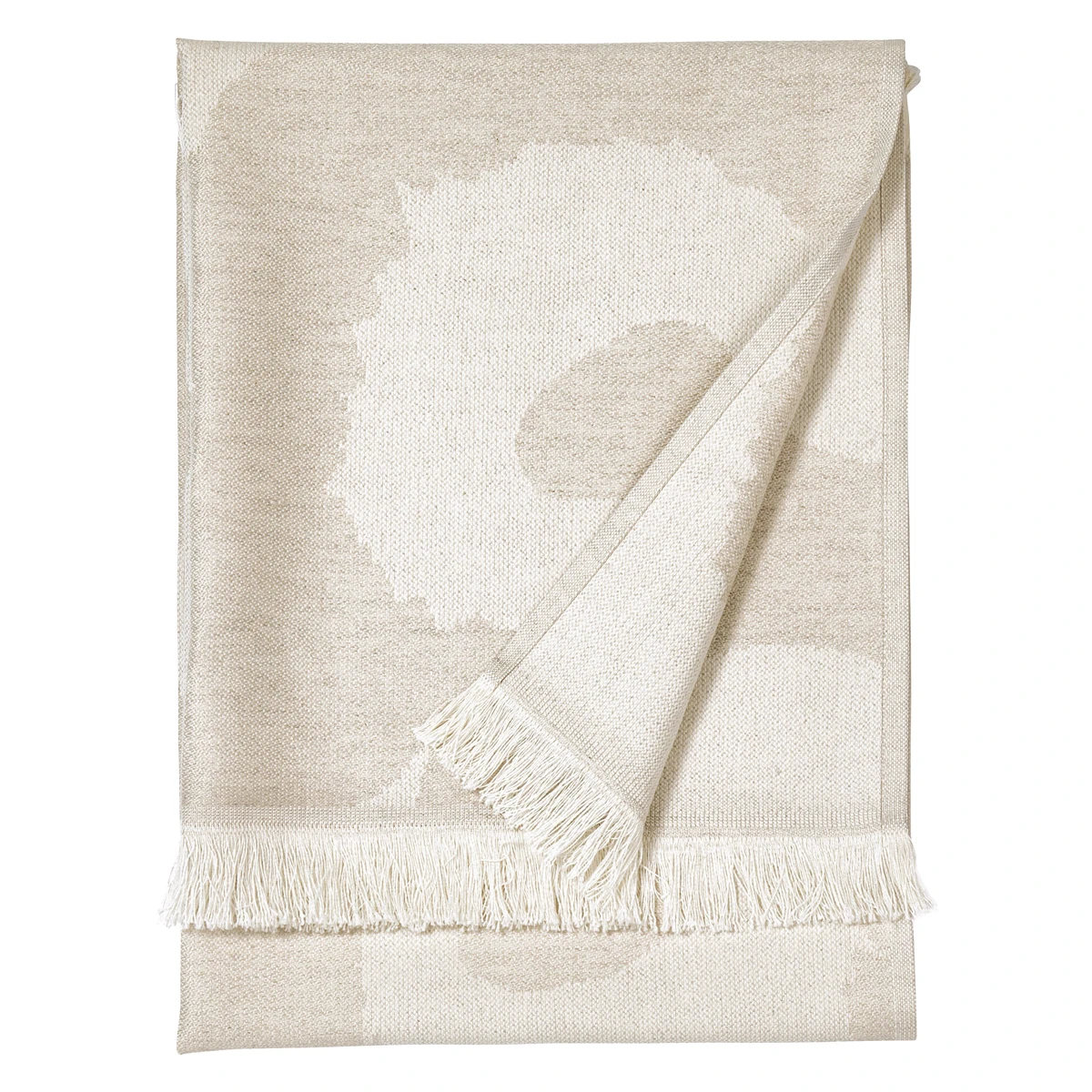 Marimekko Unikko Beige Turkish Hand Towel 4 Marimekko Unikko Beige Turkish Hand Towel - Image 2
