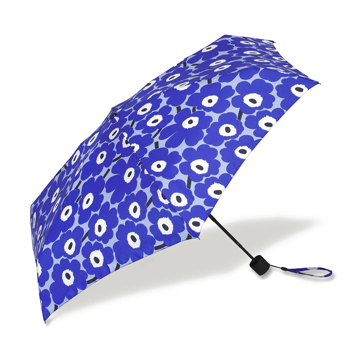 Marimekko Unikko Blue Mini Manual Umbrella 3 Marimekko Unikko Blue Mini Manual Umbrella