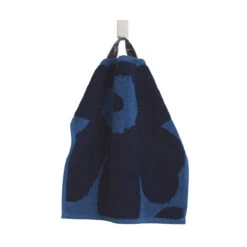 Marimekko Unikko Blue / Navy Washcloth