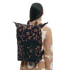 Marimekko Unikko Brown / Navy Blue Backpack