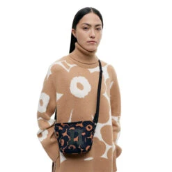 Marimekko Unikko Brown / Navy Blue Mini Crossbody Bag 8 Marimekko Unikko Brown / Navy Blue Mini Crossbody Bag -home decoration marimekko unikko brown navy blue mini crossbody bag 31