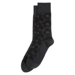 Marimekko Unikko Charcoal / Black Men's Socks