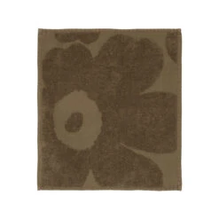 Marimekko Unikko Dark Sand Washcloth