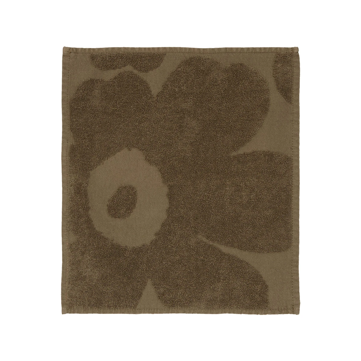 Marimekko Unikko Dark Sand Washcloth 3 Marimekko Unikko Dark Sand Washcloth