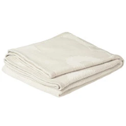 Marimekko Unikko Ecru Knit Blanket