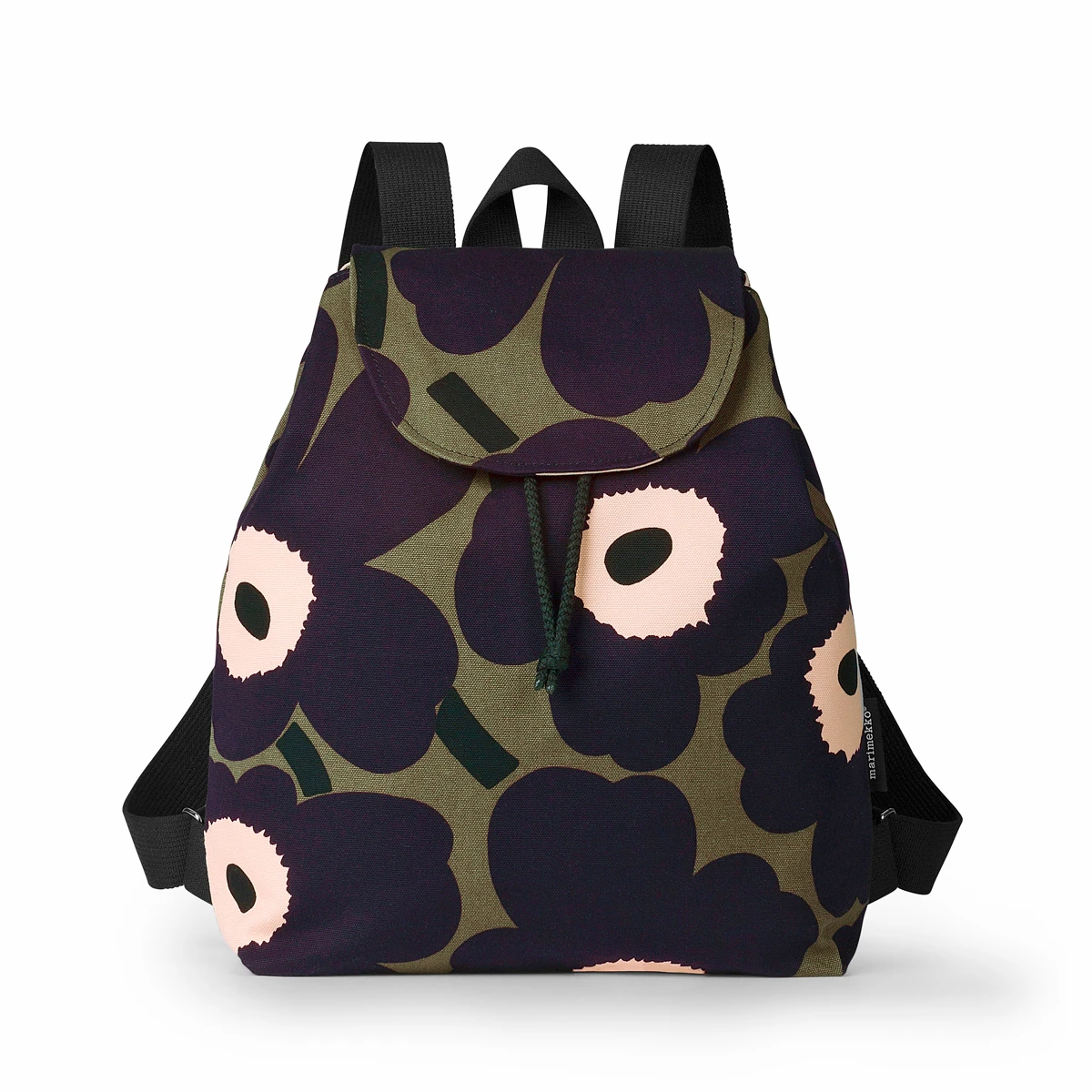 Marimekko Unikko Erika Green / Purple Backpack 3 Marimekko Unikko Erika Green / Purple Backpack