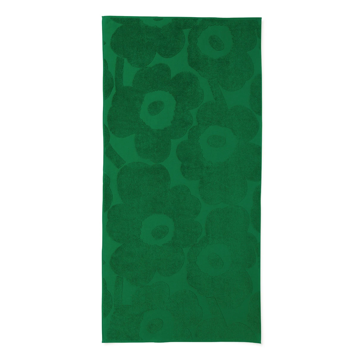 Marimekko Unikko Green Bath Towel 4 Marimekko Unikko Green Bath Towel - Image 2