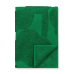 Marimekko Unikko Green Bath Towel