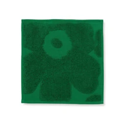 Marimekko Unikko Green Washcloth