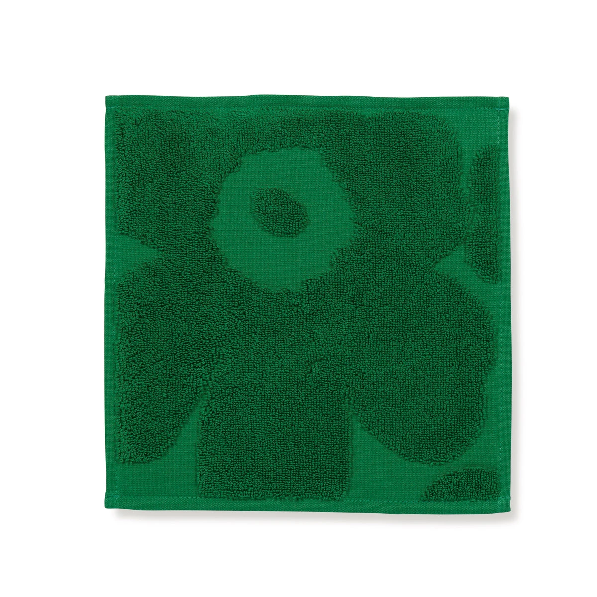 Marimekko Unikko Green Washcloth 3 Marimekko Unikko Green Washcloth