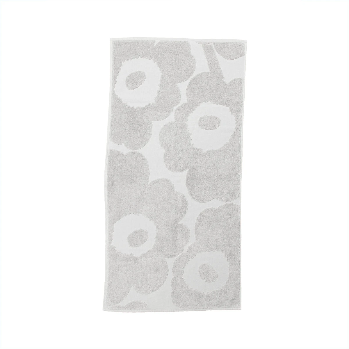 Marimekko Unikko Grey Hand Towel 4 Marimekko Unikko Grey Hand Towel - Image 2